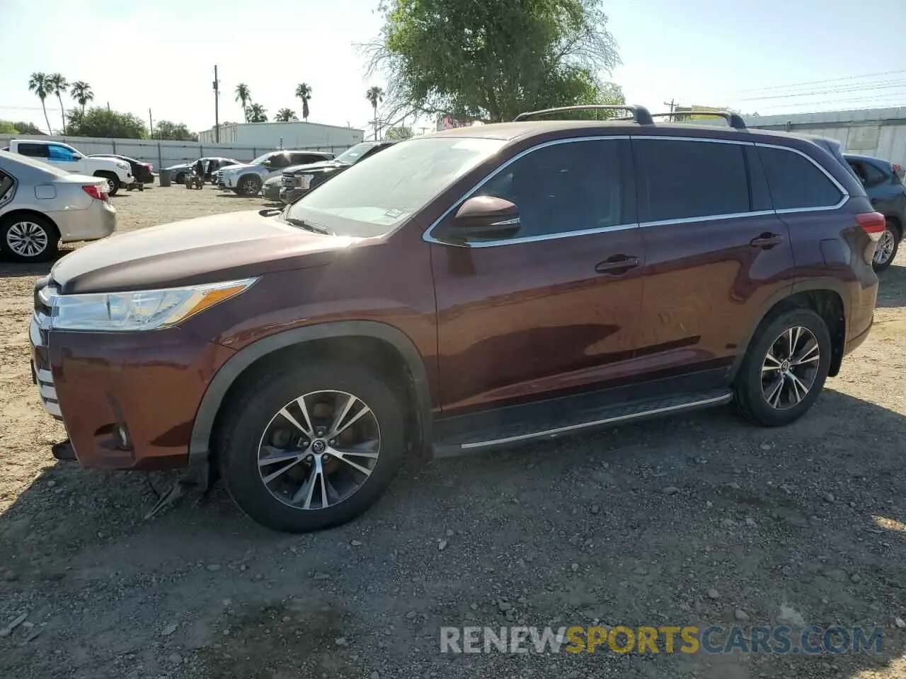 1 fotografías del automóvil dañado 5TDZZRFH0KS327965 TOYOTA HIGHLANDER 2019