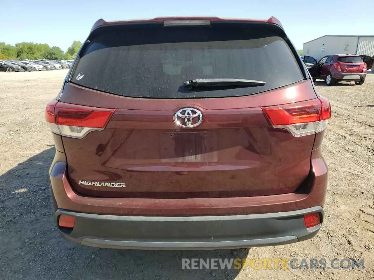 6 fotografías del automóvil dañado 5TDZZRFH0KS327965 TOYOTA HIGHLANDER 2019