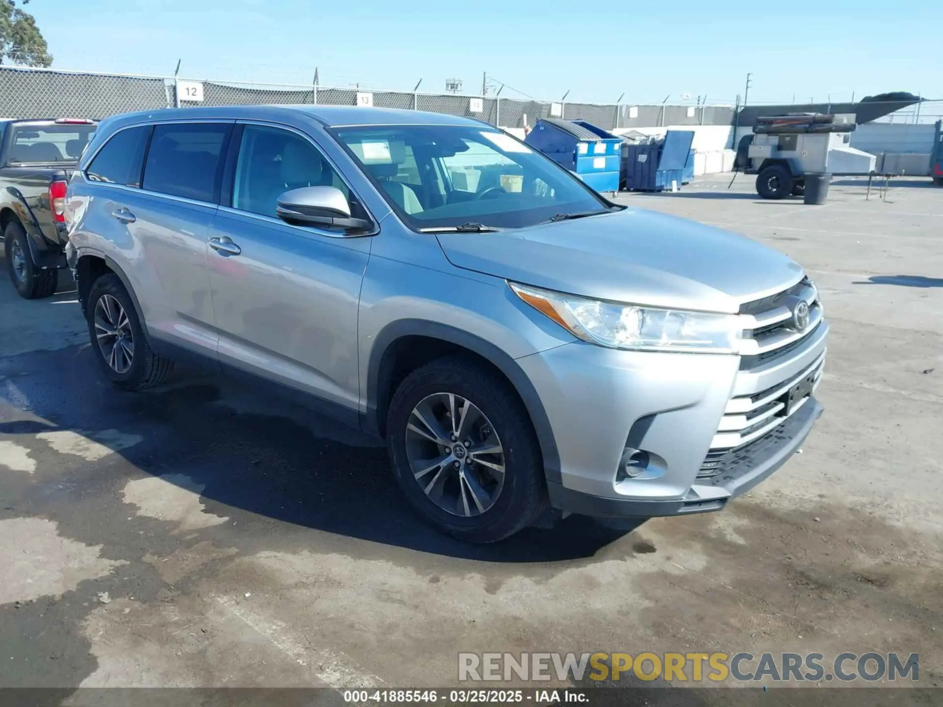 1 fotografías del automóvil dañado 5TDZZRFH1KS347352 TOYOTA HIGHLANDER 2019