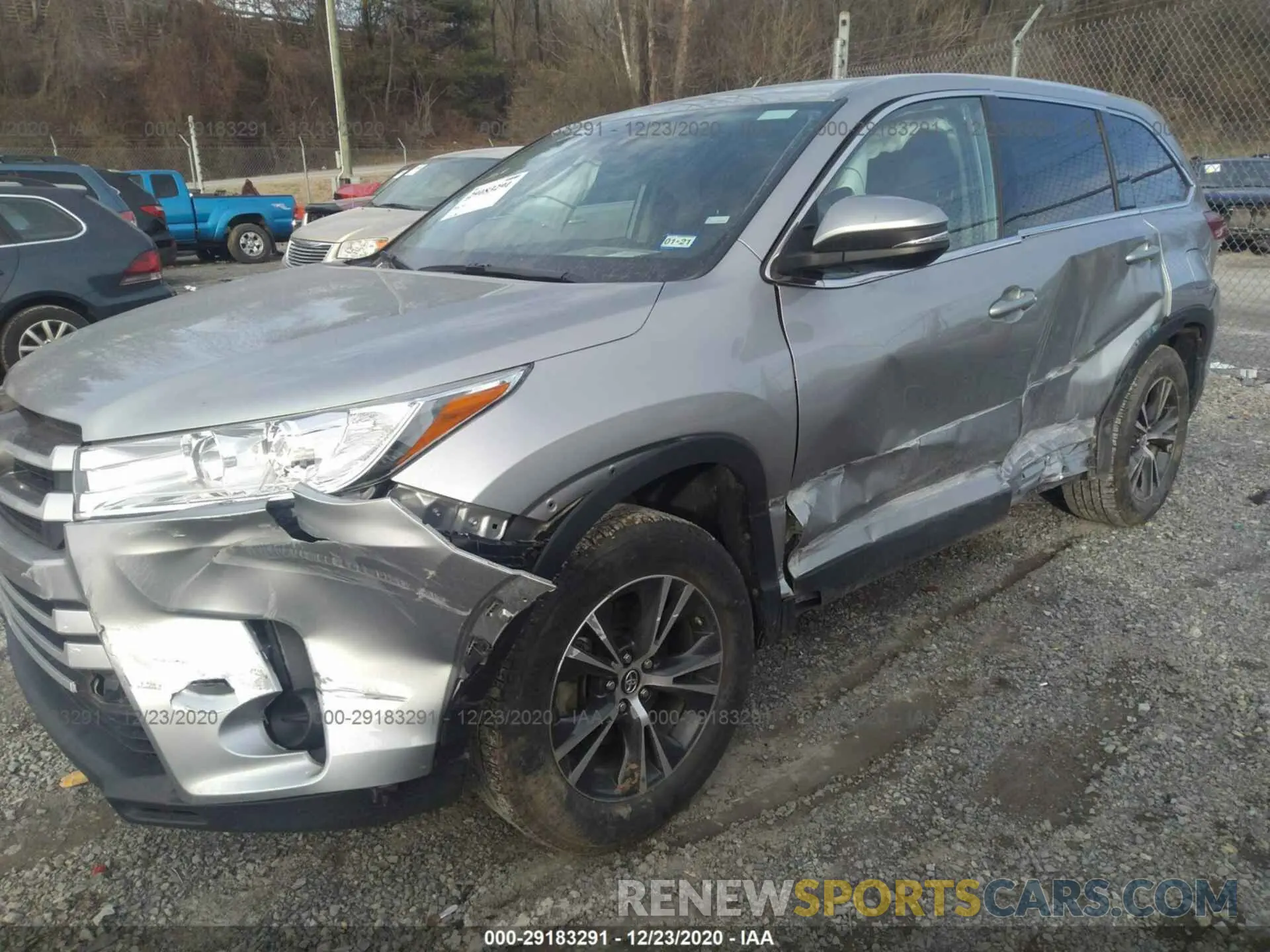 6 fotografías del automóvil dañado 5TDZZRFH2KS313629 TOYOTA HIGHLANDER 2019