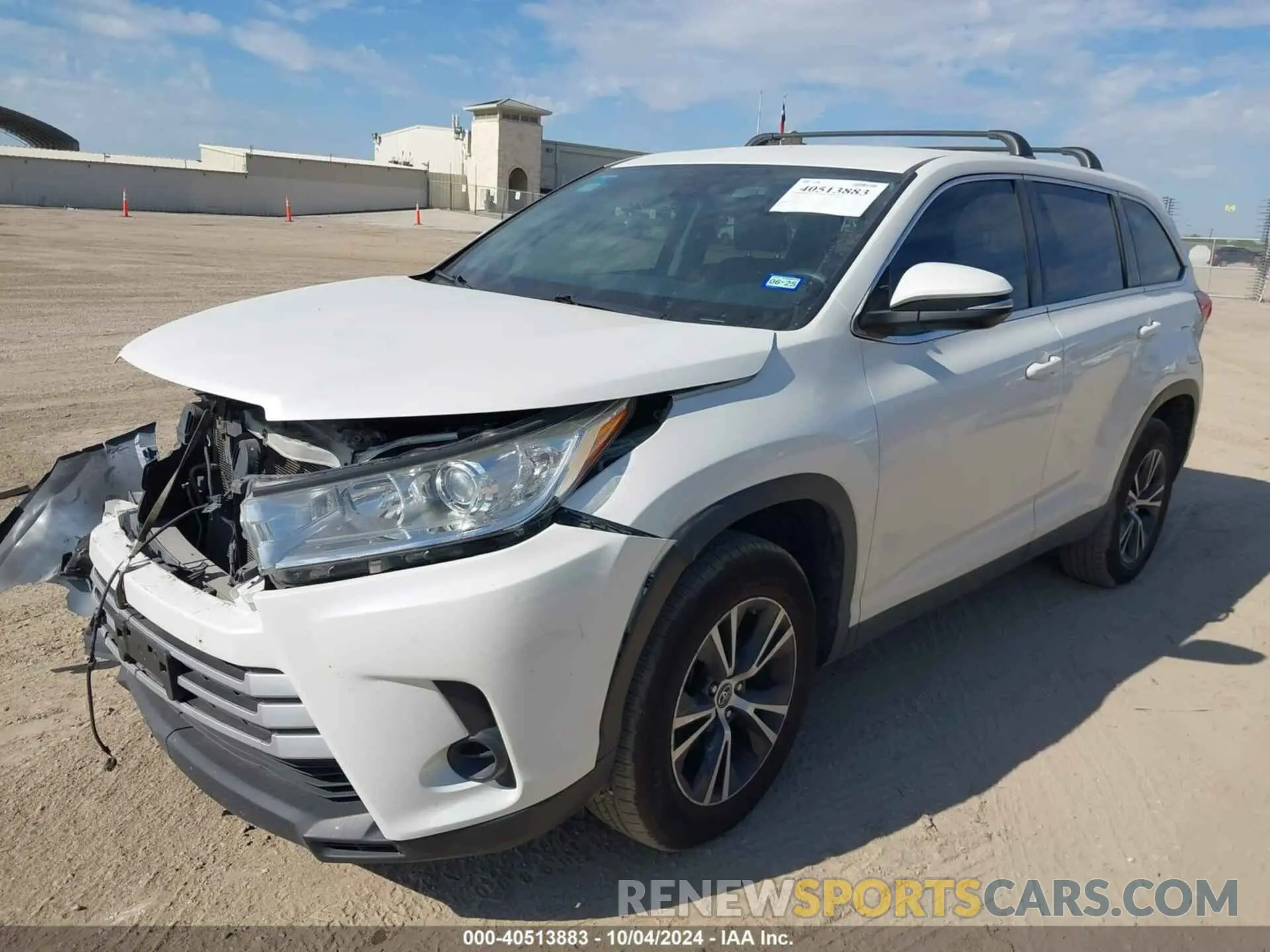 2 fotografías del automóvil dañado 5TDZZRFH5KS289553 TOYOTA HIGHLANDER 2019