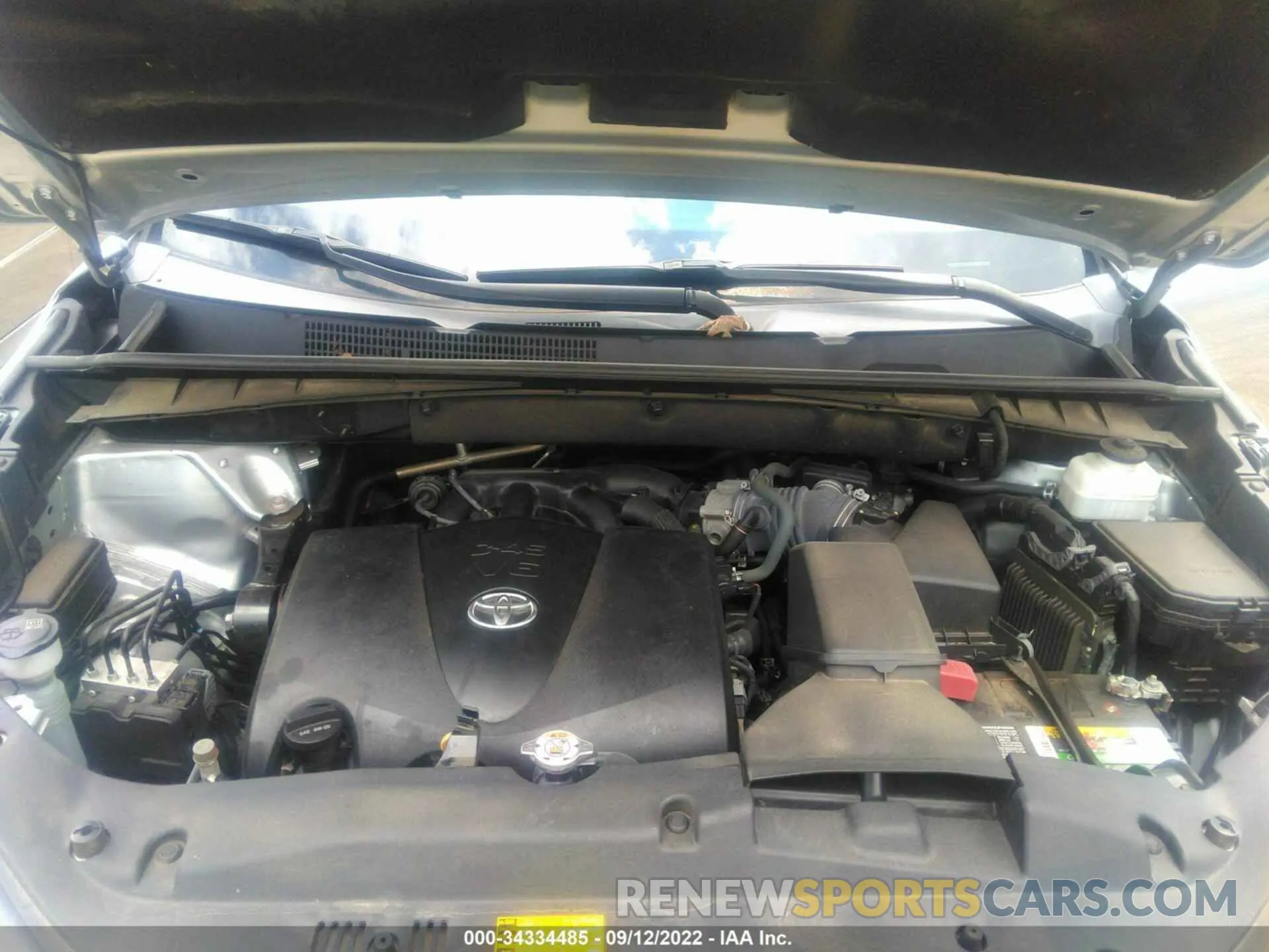 10 fotografías del automóvil dañado 5TDZZRFH5KS299211 TOYOTA HIGHLANDER 2019