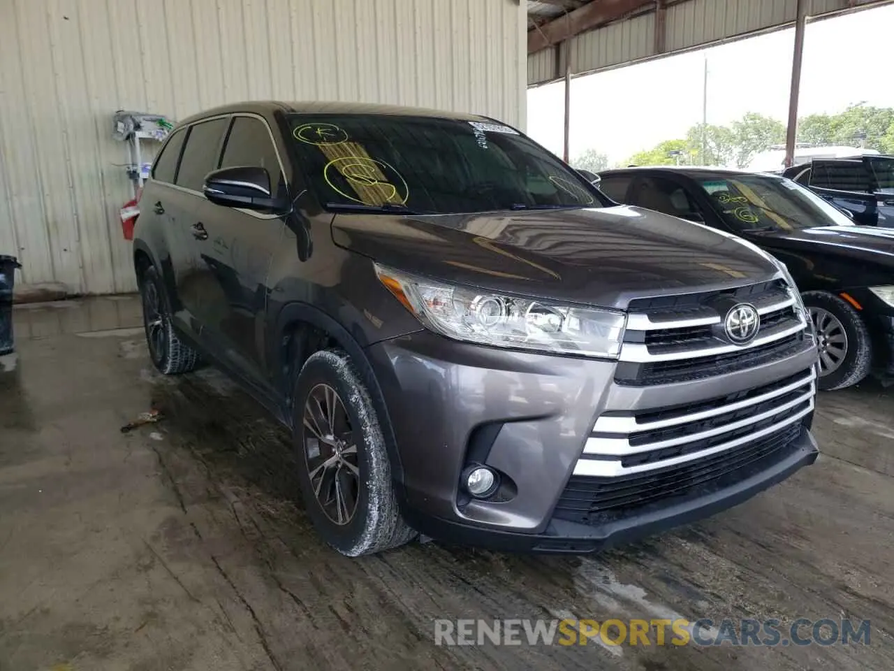 1 fotografías del automóvil dañado 5TDZZRFH6KS342826 TOYOTA HIGHLANDER 2019