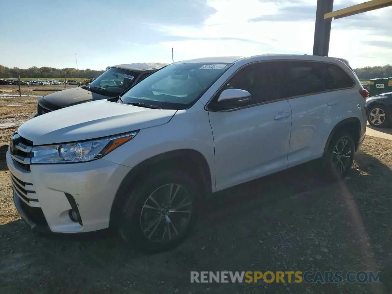 1 fotografías del automóvil dañado 5TDZZRFH6KS346925 TOYOTA HIGHLANDER 2019