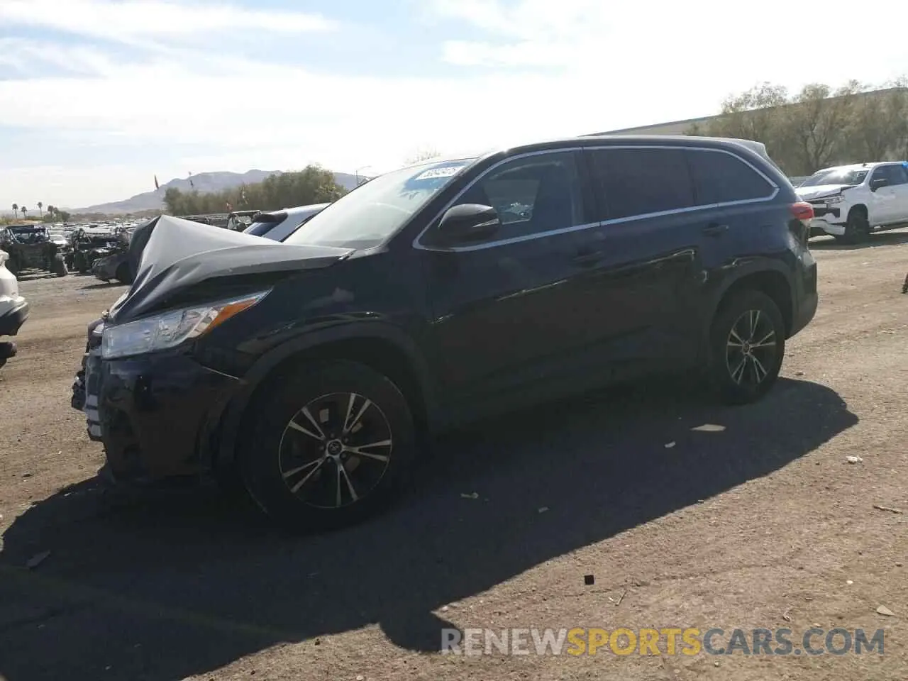 1 fotografías del automóvil dañado 5TDZZRFH7KS304263 TOYOTA HIGHLANDER 2019