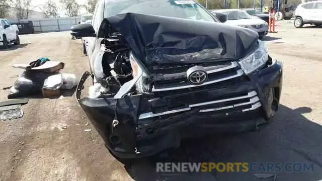 12 fotografías del automóvil dañado 5TDZZRFH7KS304263 TOYOTA HIGHLANDER 2019