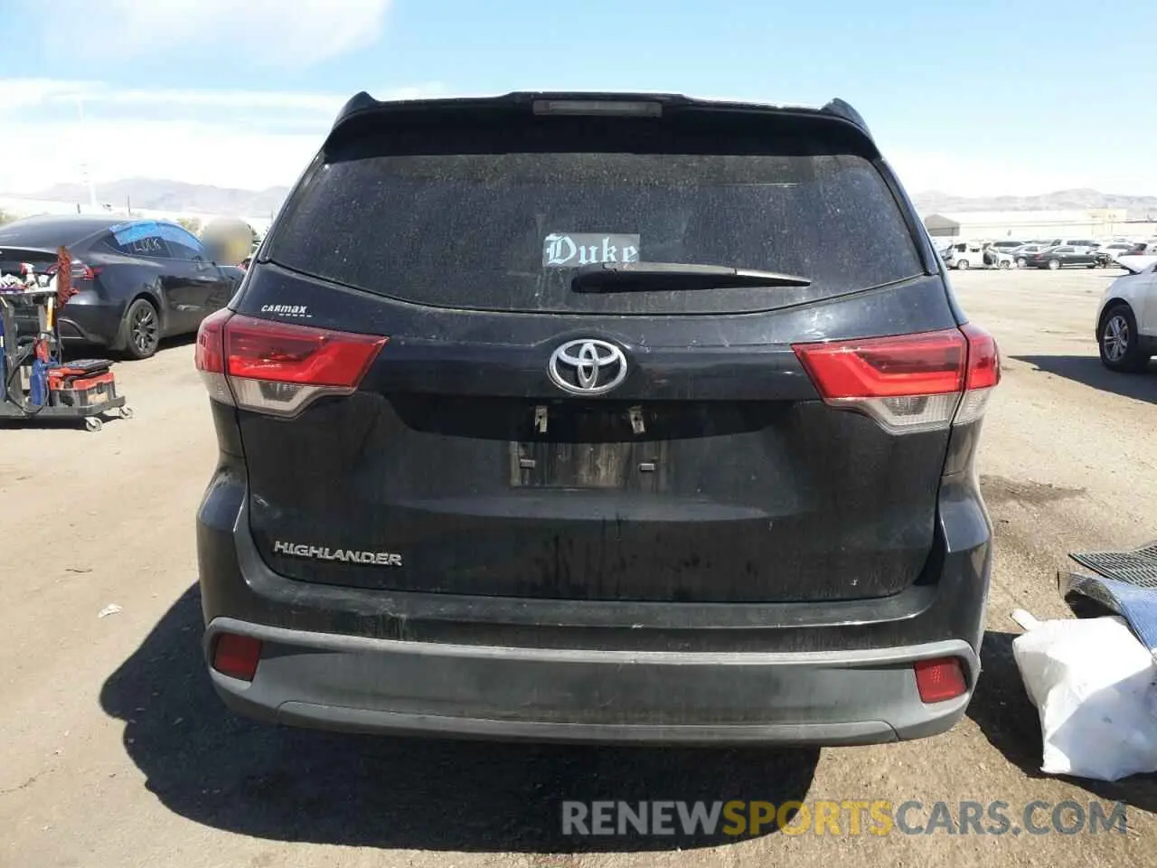 6 fotografías del automóvil dañado 5TDZZRFH7KS304263 TOYOTA HIGHLANDER 2019