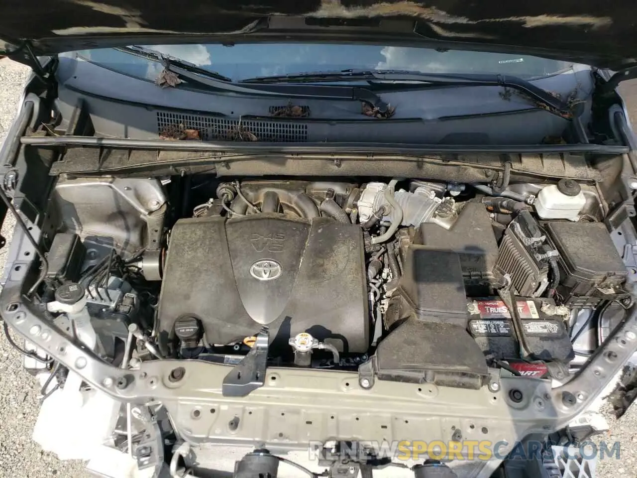 7 fotografías del automóvil dañado 5TDZZRFH7KS331625 TOYOTA HIGHLANDER 2019