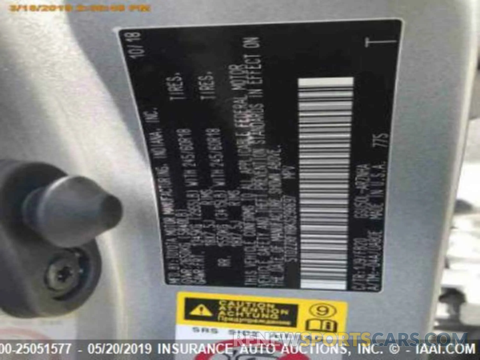 9 fotografías del automóvil dañado 5TDZZRFH8KS298697 TOYOTA HIGHLANDER 2019