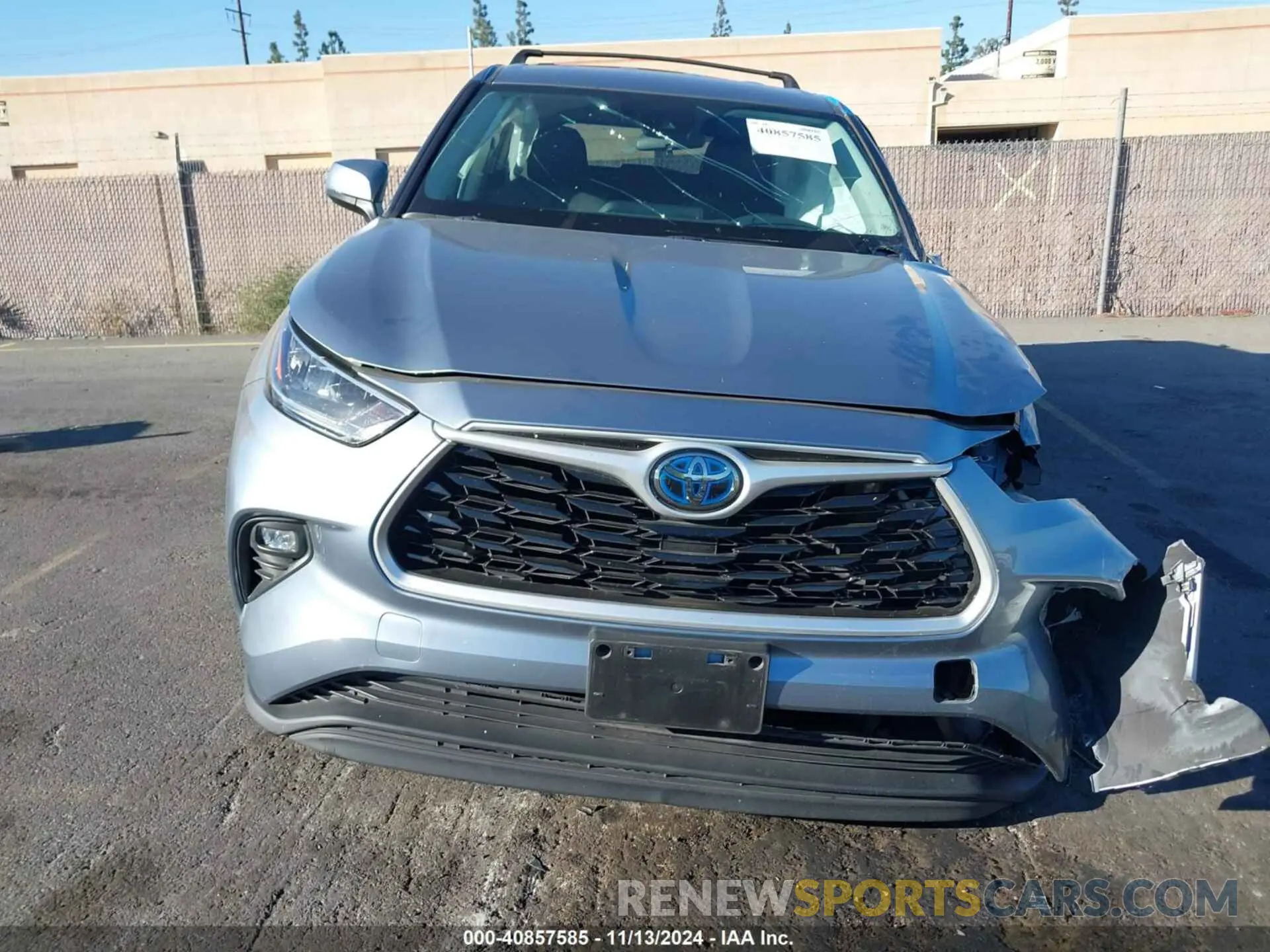 12 fotografías del automóvil dañado 5TDBBRCH3LS004425 TOYOTA HIGHLANDER 2020