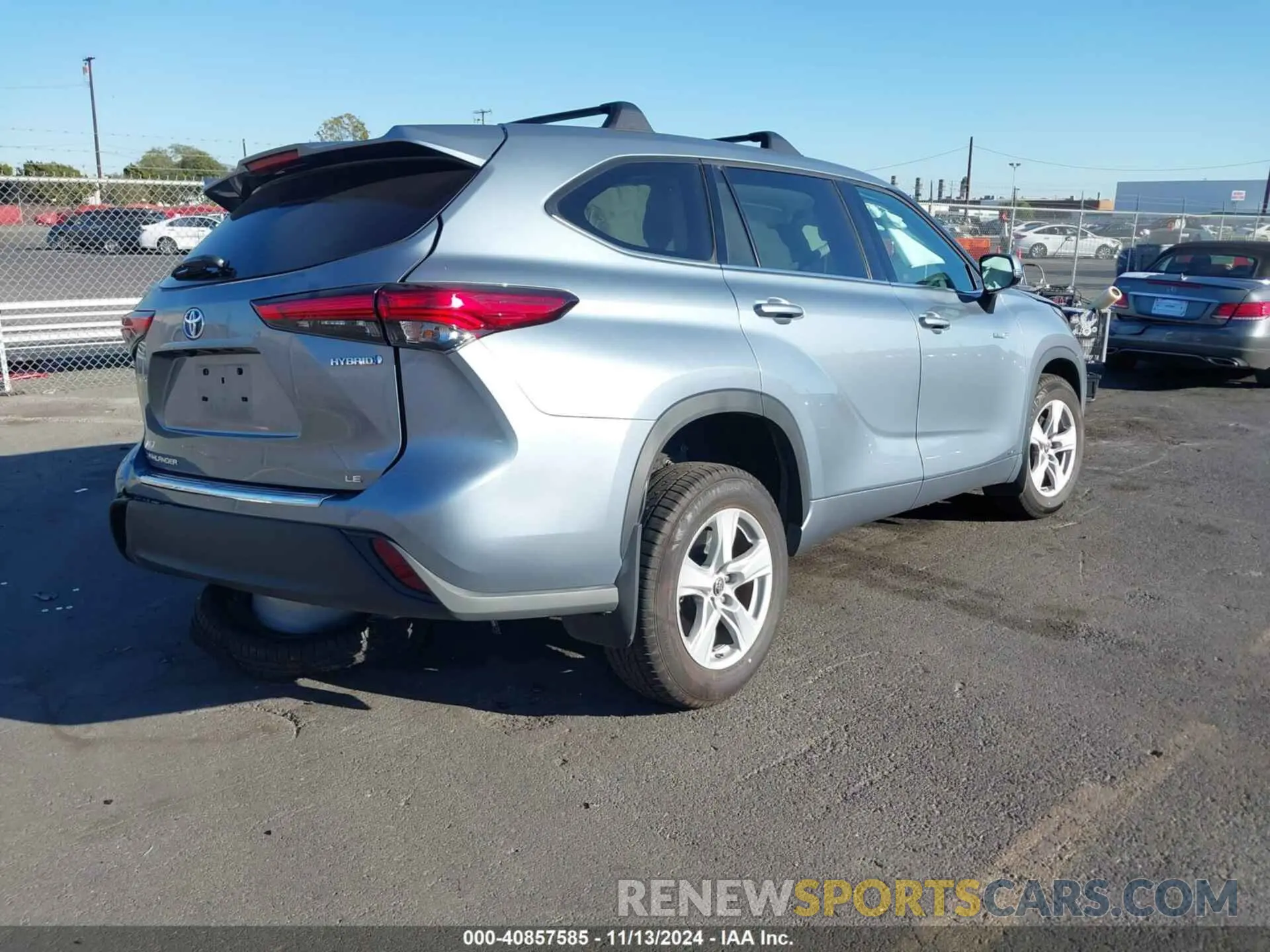 4 fotografías del automóvil dañado 5TDBBRCH3LS004425 TOYOTA HIGHLANDER 2020