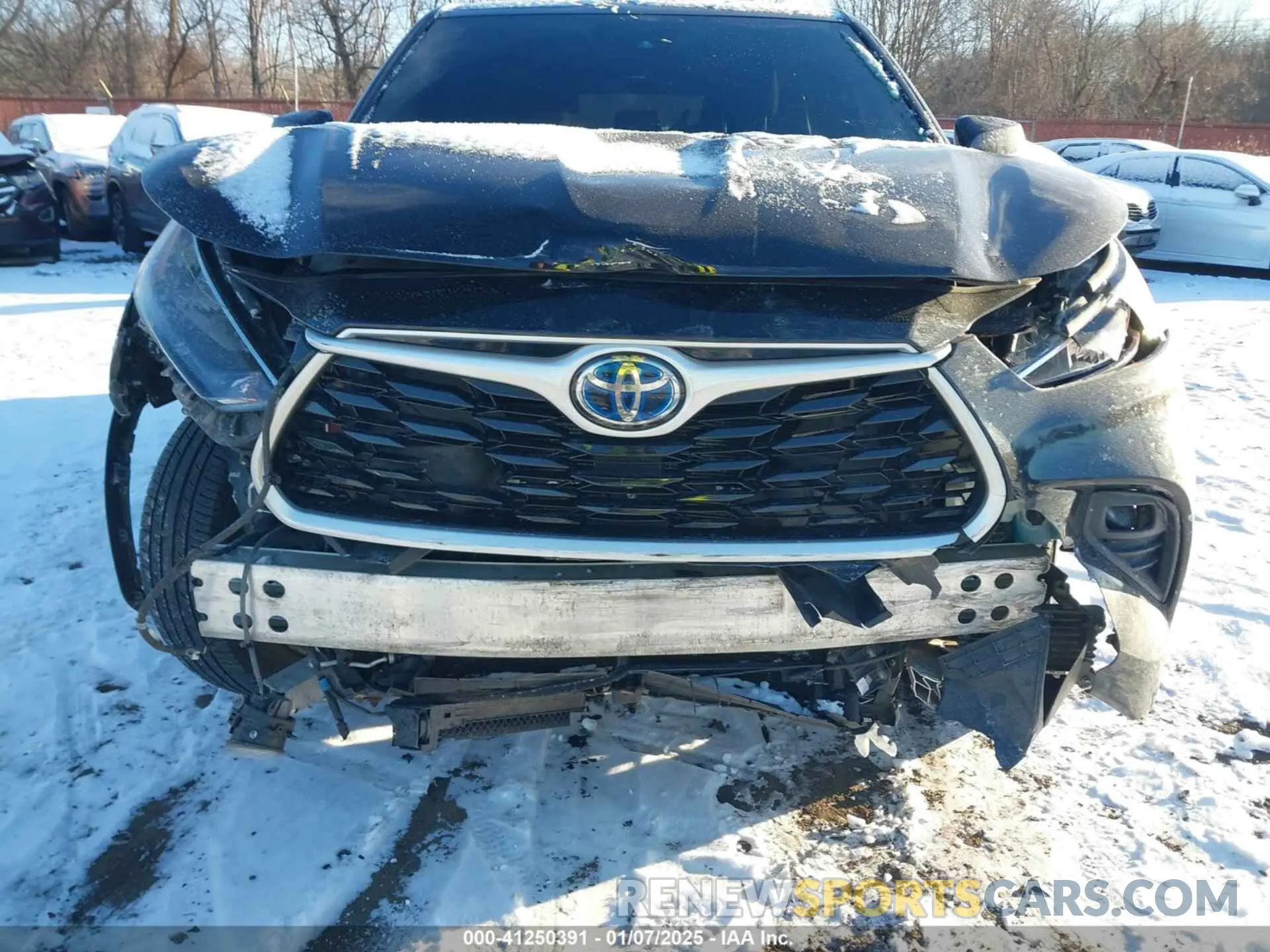 6 fotografías del automóvil dañado 5TDBBRCH7LS504782 TOYOTA HIGHLANDER 2020
