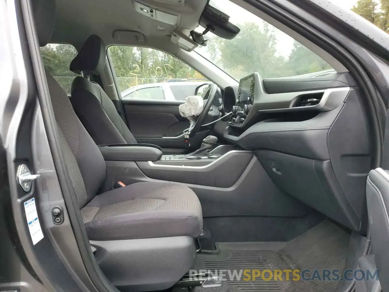 5 fotografías del automóvil dañado 5TDBBRCH7LS511960 TOYOTA HIGHLANDER 2020