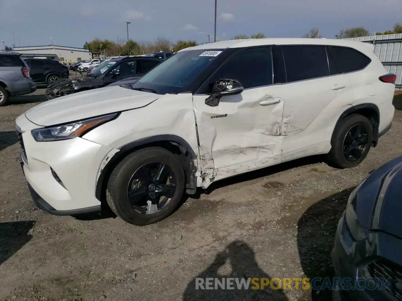 1 fotografías del automóvil dañado 5TDBBRCH8LS511952 TOYOTA HIGHLANDER 2020