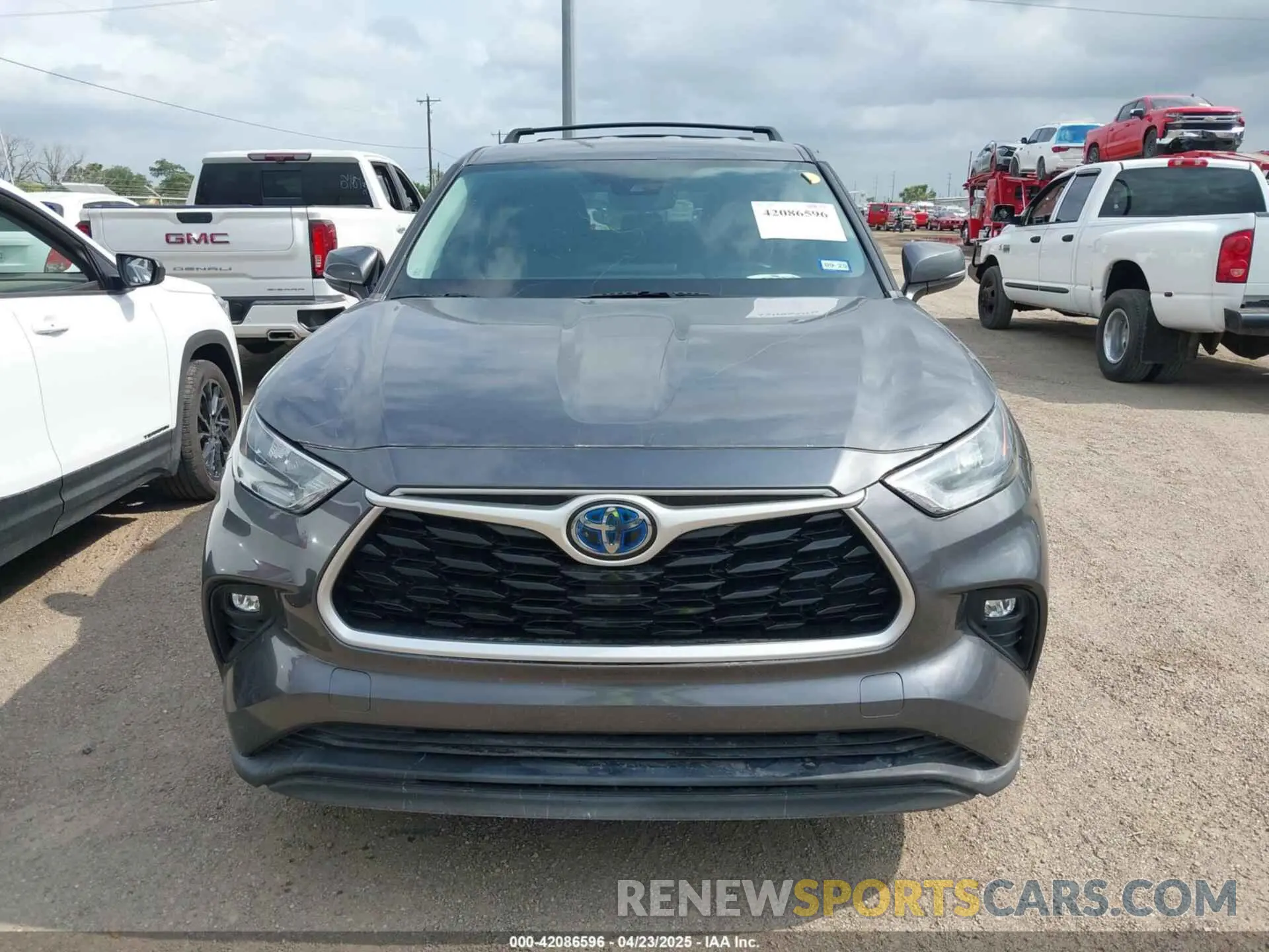 6 fotografías del automóvil dañado 5TDBBRCHXLS514061 TOYOTA HIGHLANDER 2020
