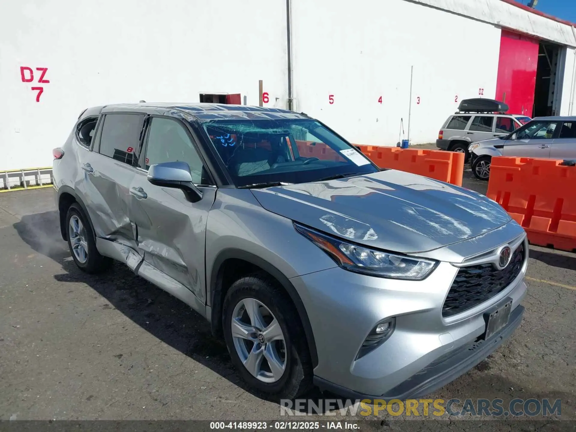 6 fotografías del automóvil dañado 5TDBZRBH0LS045947 TOYOTA HIGHLANDER 2020