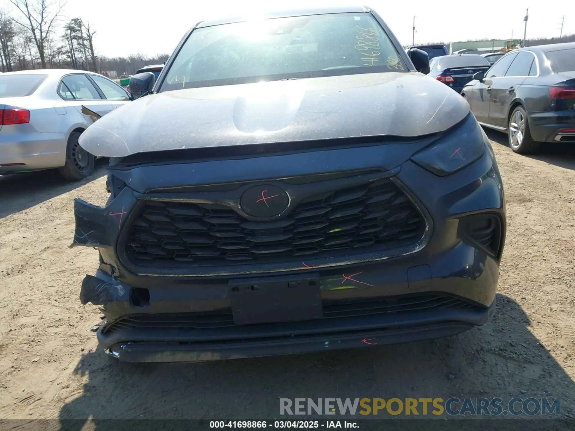 12 fotografías del automóvil dañado 5TDBZRBH4LS512187 TOYOTA HIGHLANDER 2020