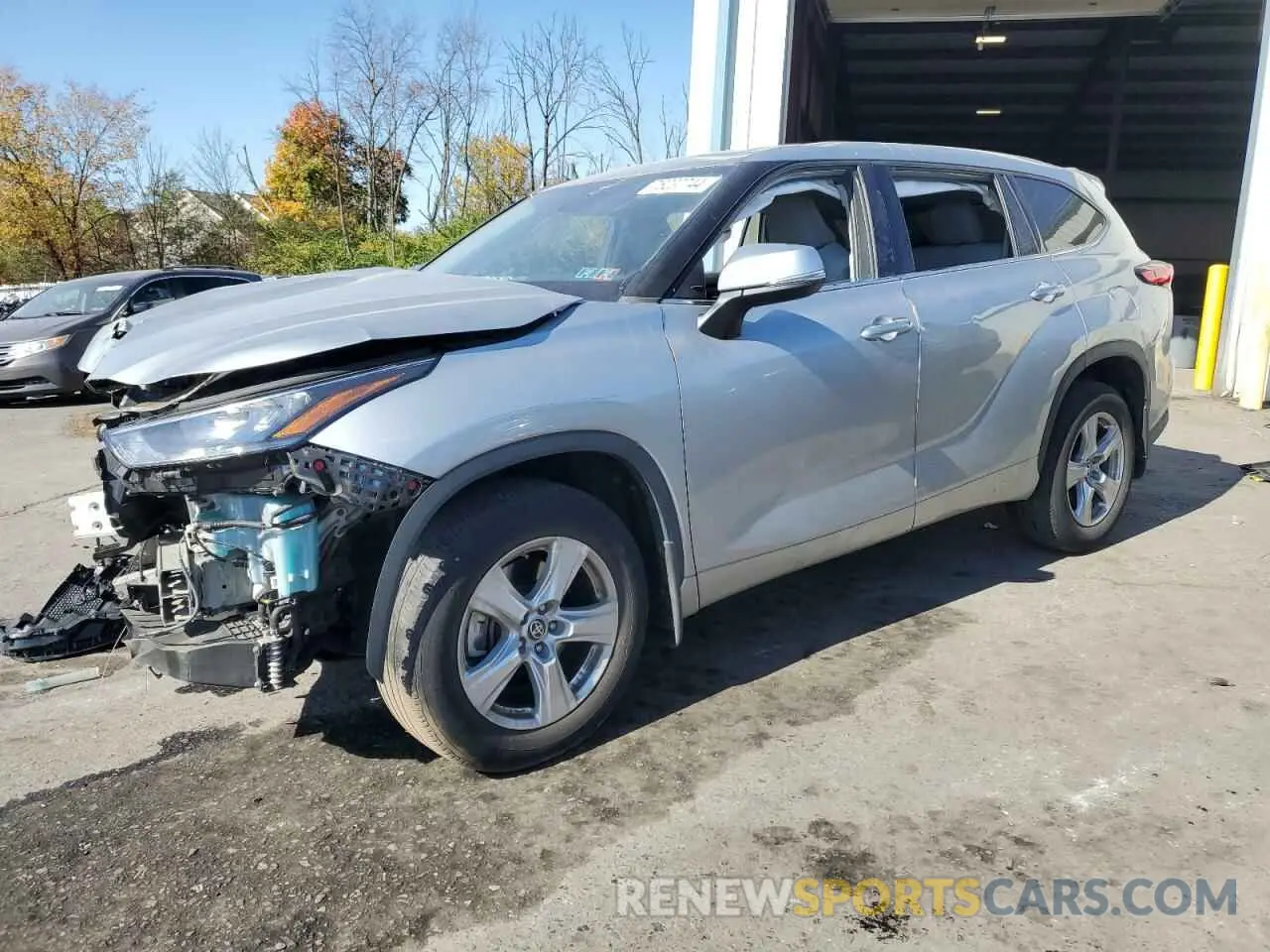 1 fotografías del automóvil dañado 5TDBZRBH4LS520760 TOYOTA HIGHLANDER 2020