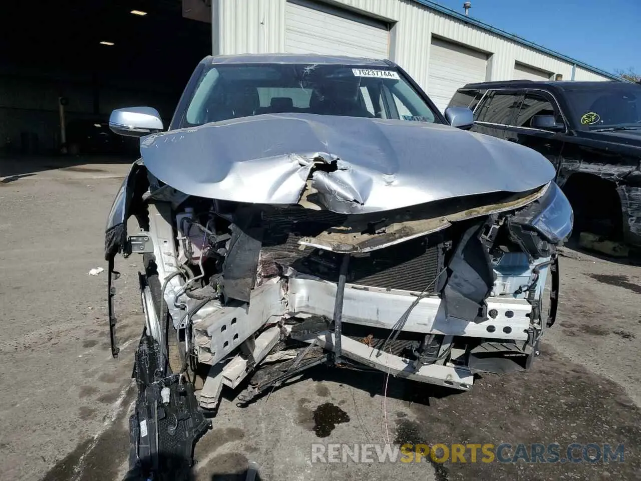 5 fotografías del automóvil dañado 5TDBZRBH4LS520760 TOYOTA HIGHLANDER 2020