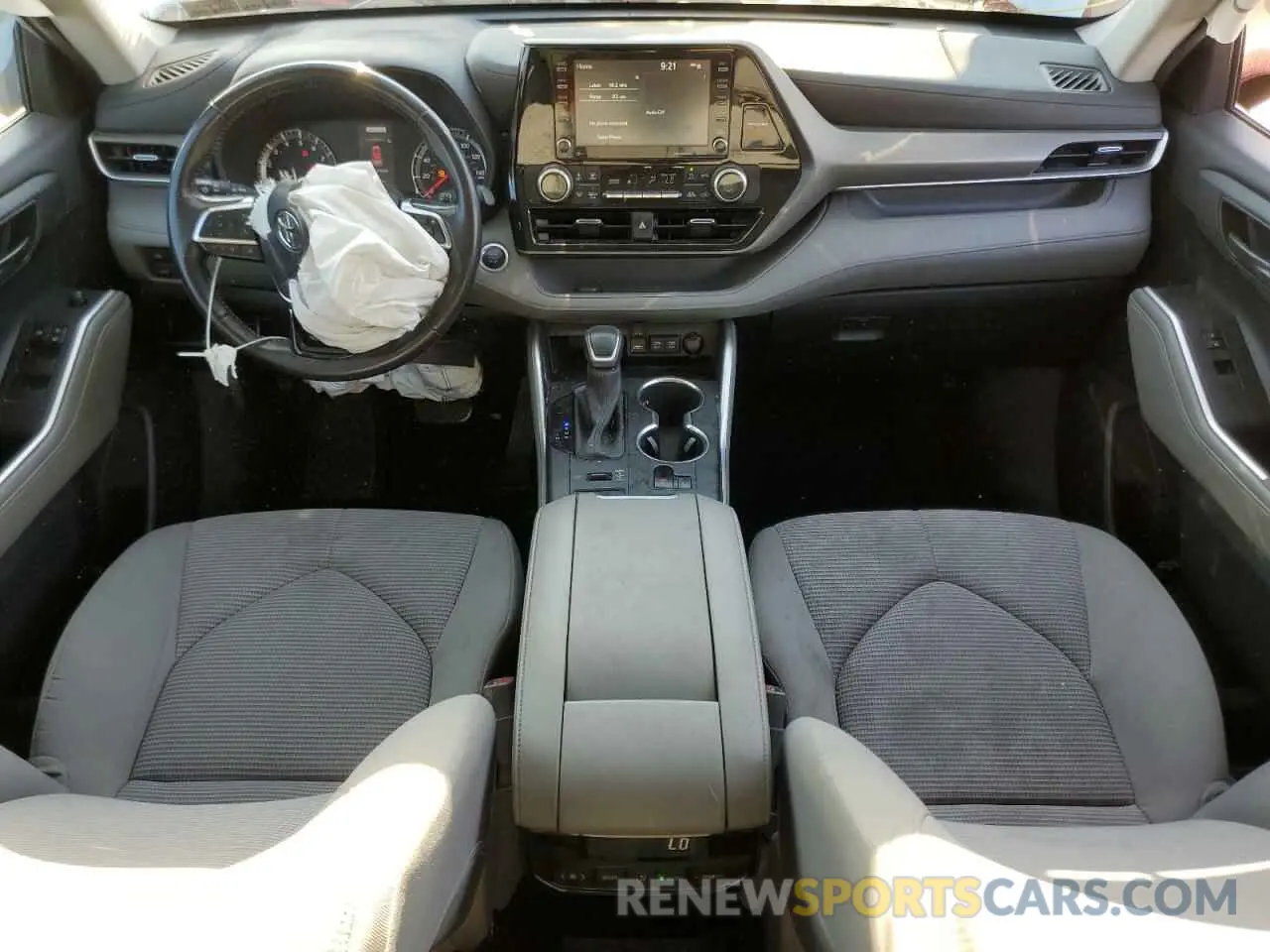 8 fotografías del automóvil dañado 5TDBZRBH4LS520760 TOYOTA HIGHLANDER 2020