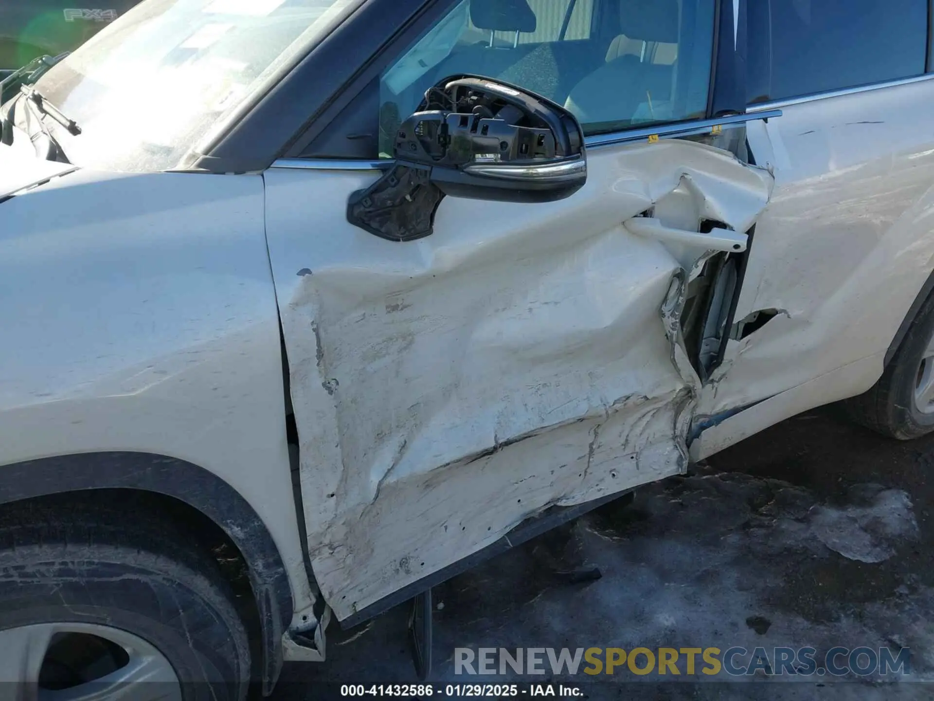 6 fotografías del automóvil dañado 5TDBZRBH5LS511758 TOYOTA HIGHLANDER 2020