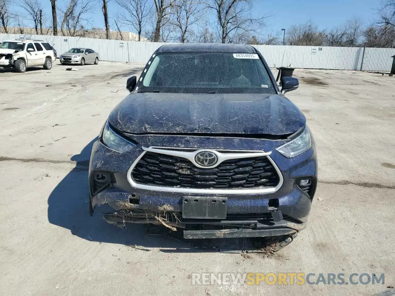5 fotografías del automóvil dañado 5TDBZRBH6LS009874 TOYOTA HIGHLANDER 2020