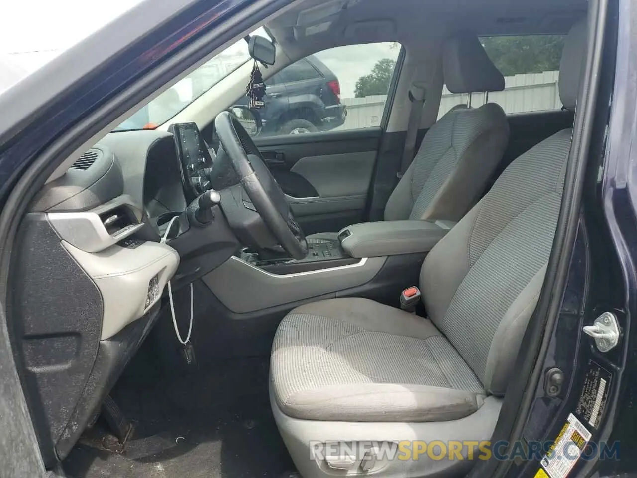 7 fotografías del automóvil dañado 5TDBZRBH8LS012906 TOYOTA HIGHLANDER 2020