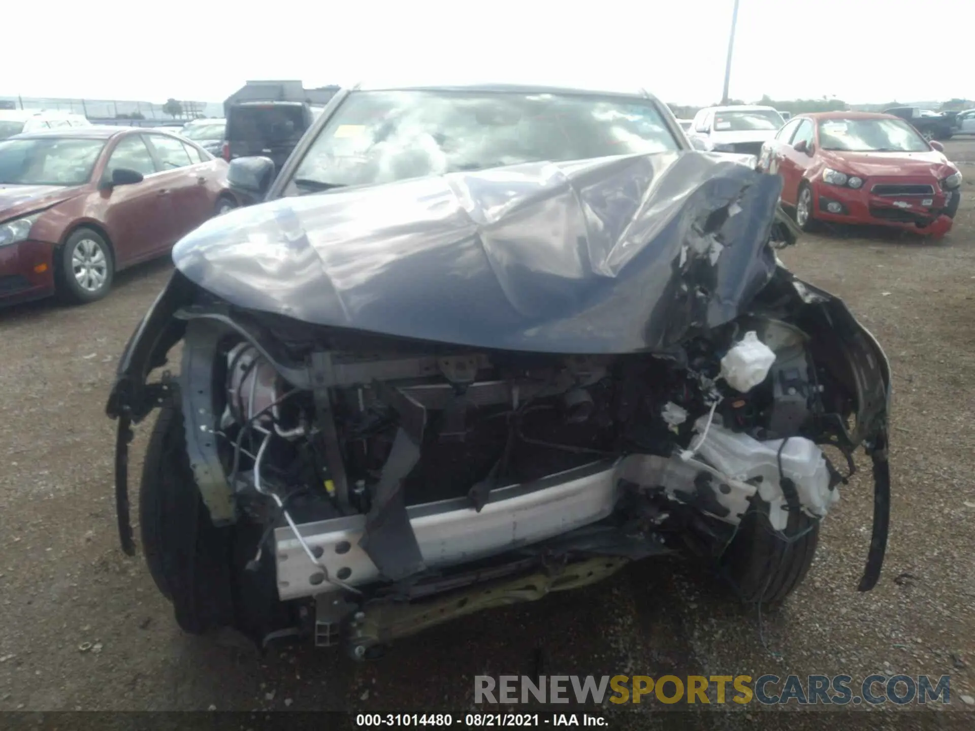 6 fotografías del automóvil dañado 5TDCZRAH0LS012243 TOYOTA HIGHLANDER 2020