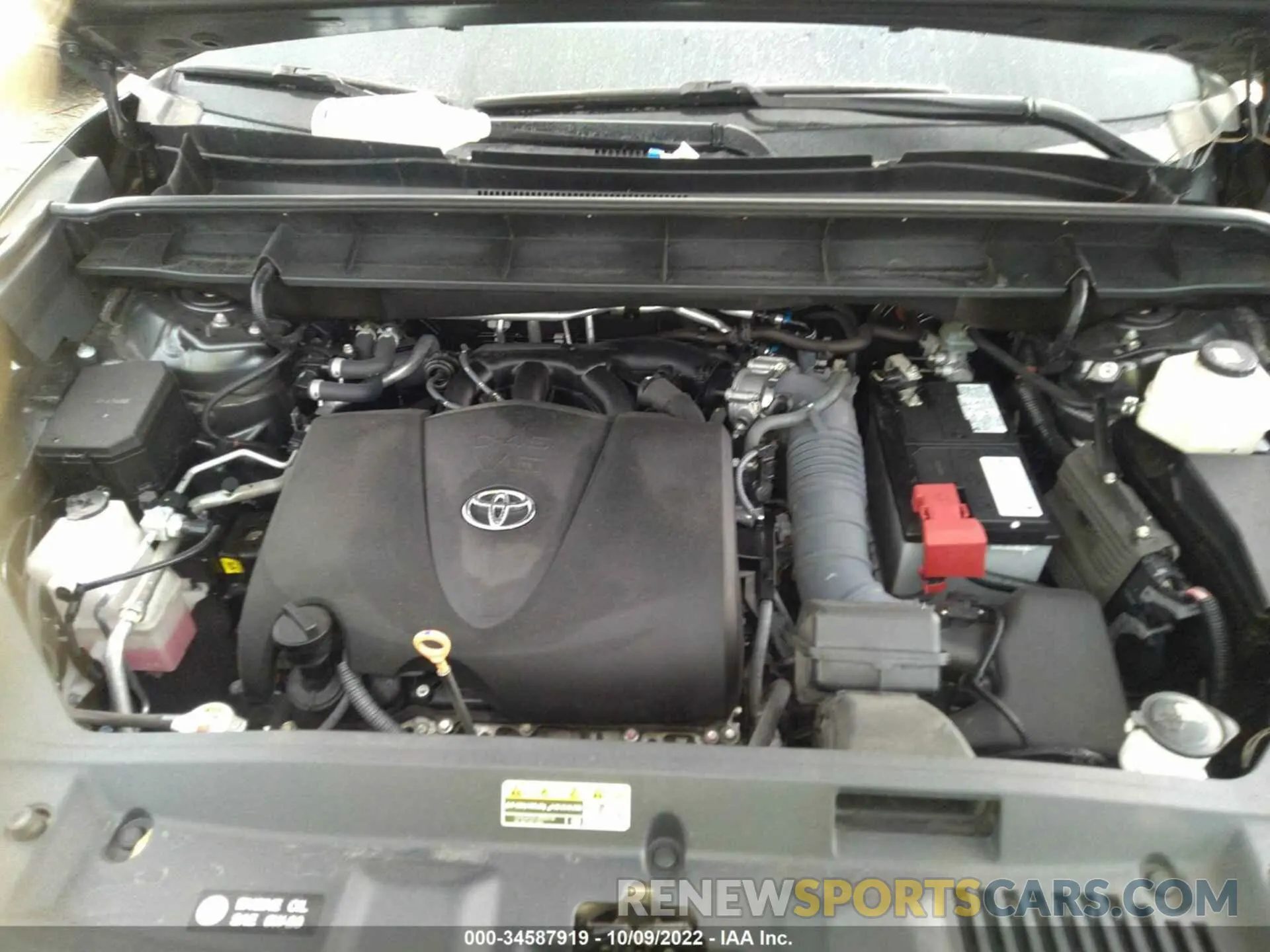 10 fotografías del automóvil dañado 5TDCZRAH1LS003678 TOYOTA HIGHLANDER 2020