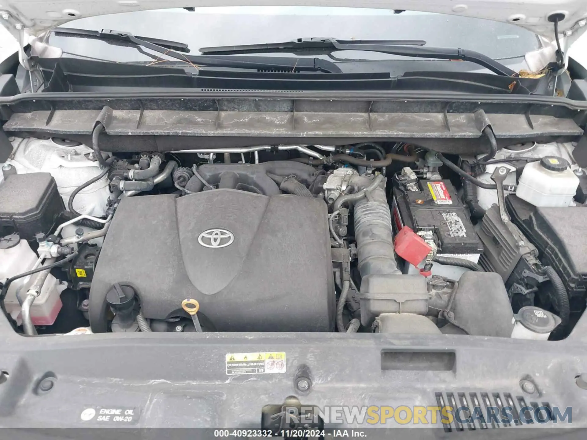 10 fotografías del automóvil dañado 5TDCZRAH2LS502604 TOYOTA HIGHLANDER 2020