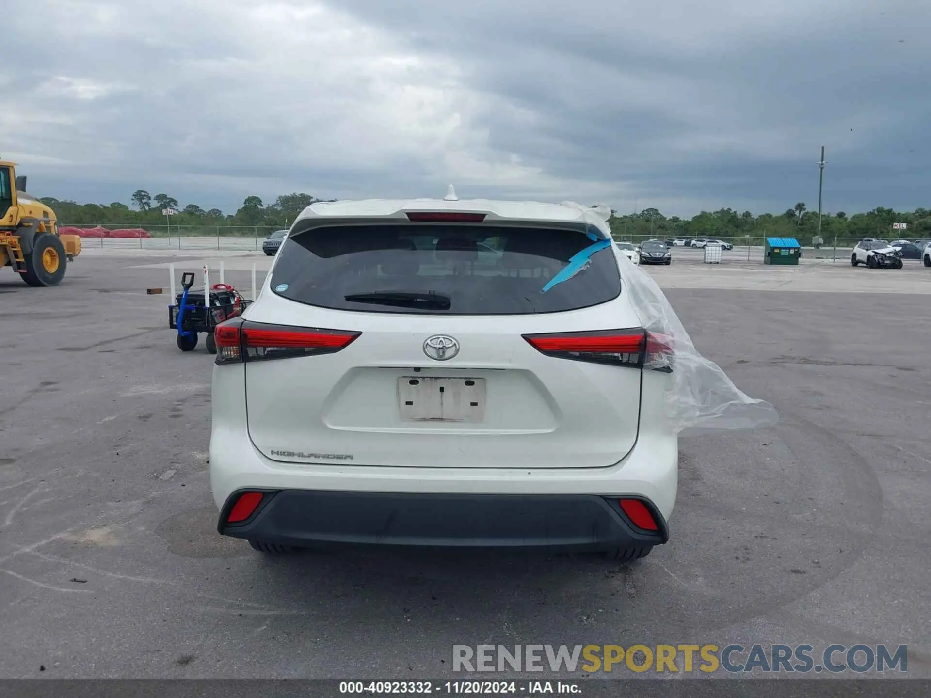 16 fotografías del automóvil dañado 5TDCZRAH2LS502604 TOYOTA HIGHLANDER 2020