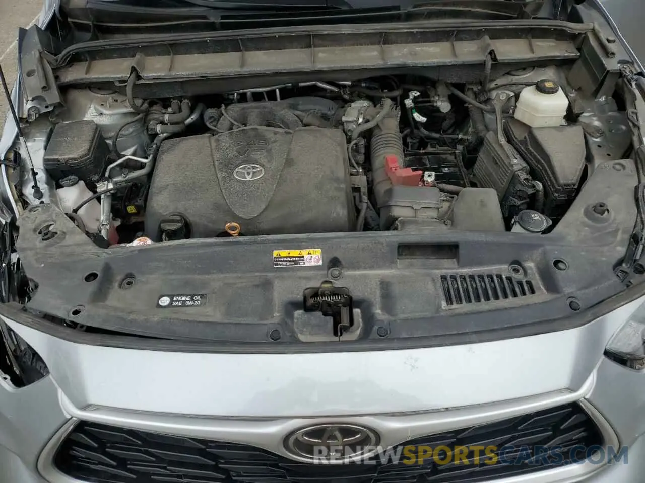 12 fotografías del automóvil dañado 5TDCZRAH2LS507172 TOYOTA HIGHLANDER 2020