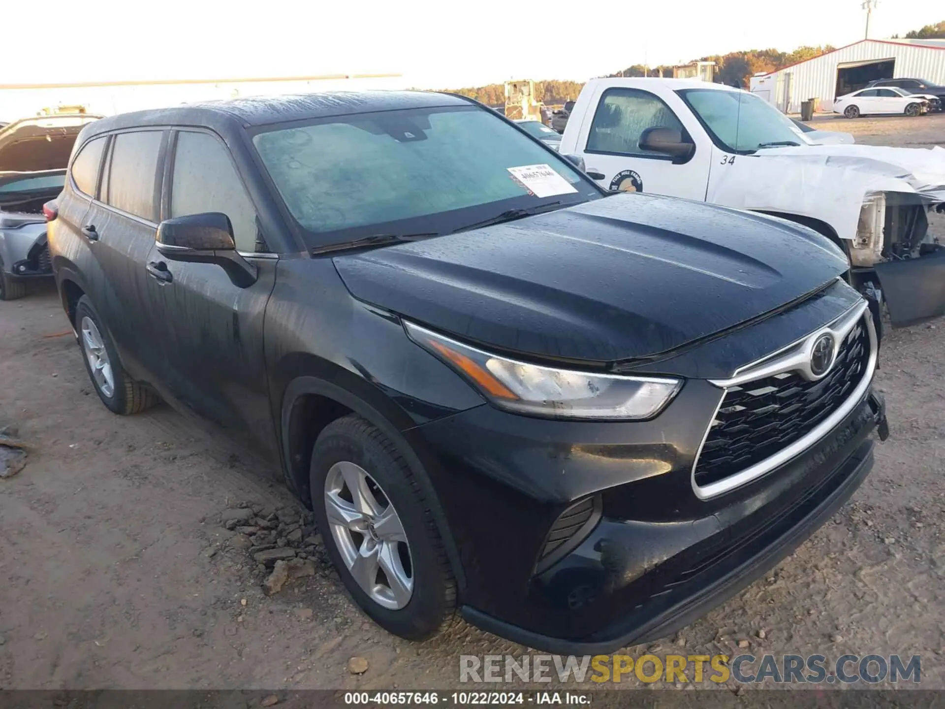 1 fotografías del automóvil dañado 5TDCZRAH3LS507312 TOYOTA HIGHLANDER 2020