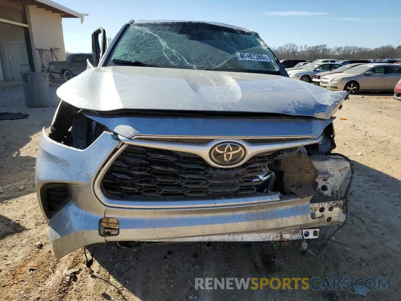 5 fotografías del automóvil dañado 5TDCZRAH4LS506413 TOYOTA HIGHLANDER 2020