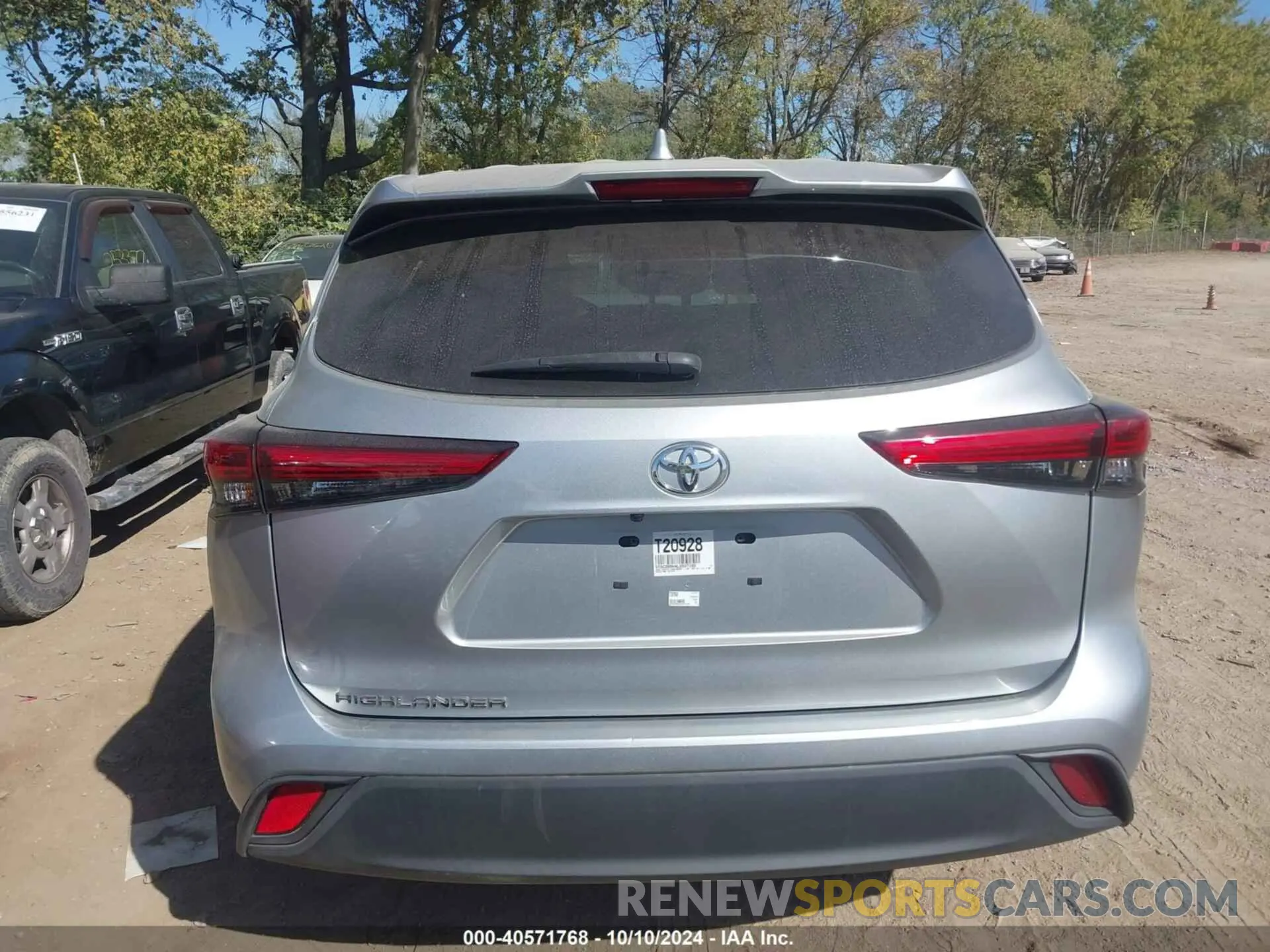 15 fotografías del automóvil dañado 5TDCZRAH4LS507190 TOYOTA HIGHLANDER 2020