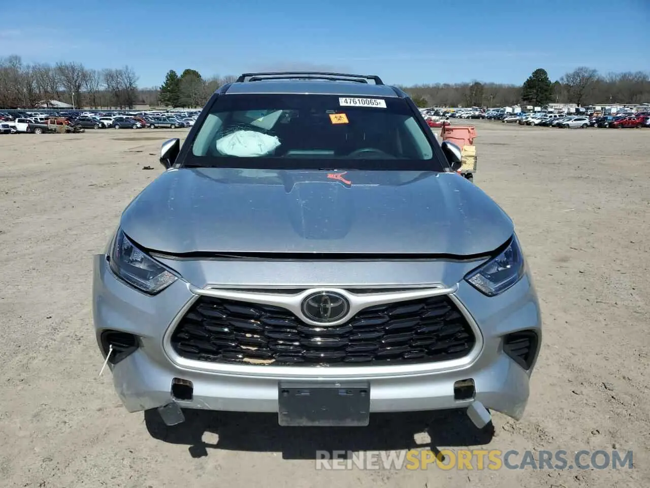 5 fotografías del automóvil dañado 5TDCZRAH5LS504363 TOYOTA HIGHLANDER 2020
