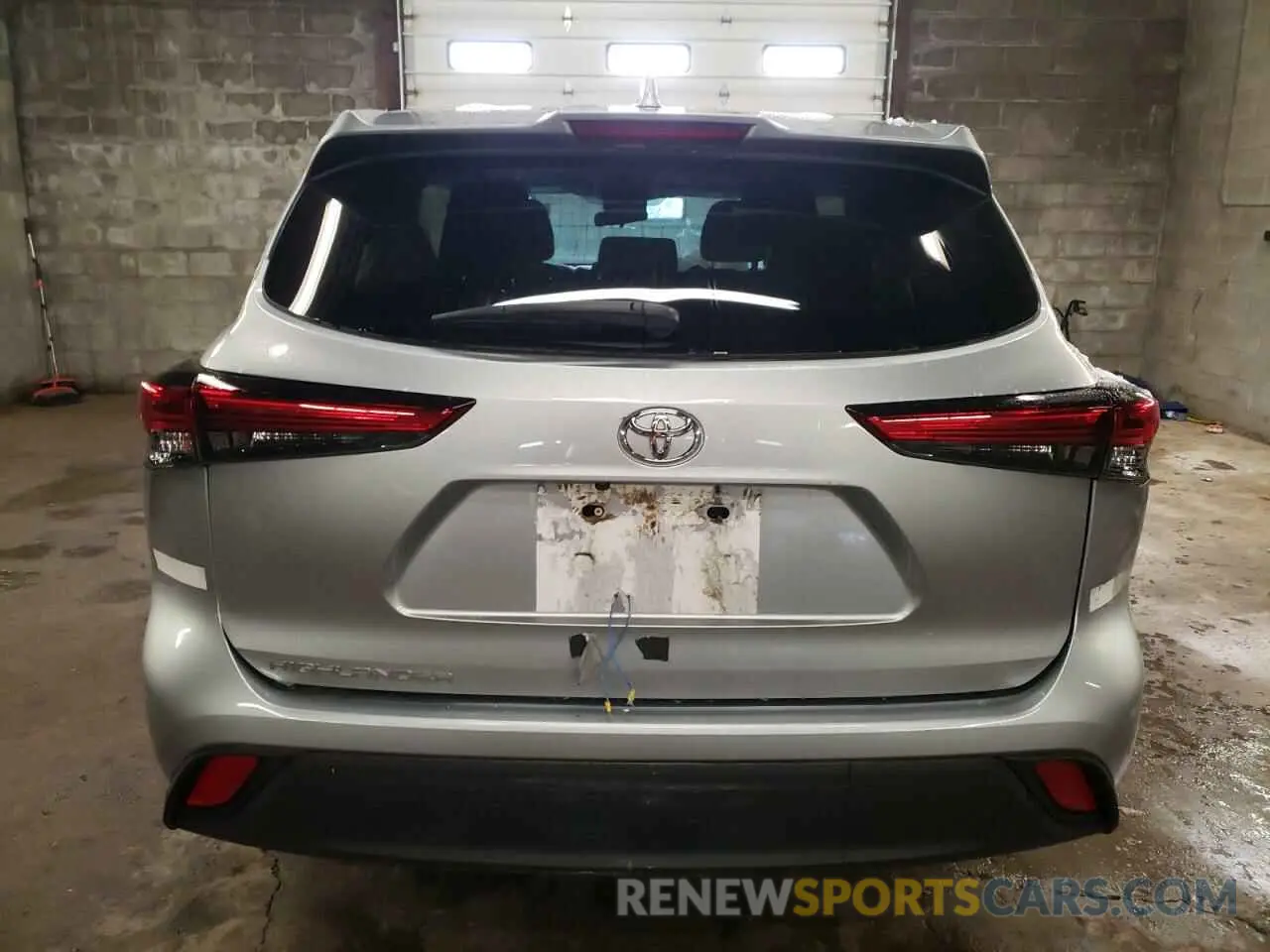 6 fotografías del automóvil dañado 5TDCZRAH7LS509743 TOYOTA HIGHLANDER 2020