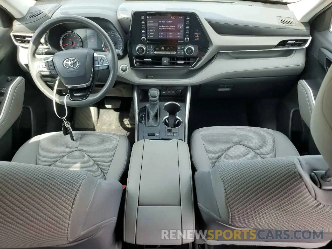 10 fotografías del automóvil dañado 5TDCZRAH7LS512559 TOYOTA HIGHLANDER 2020