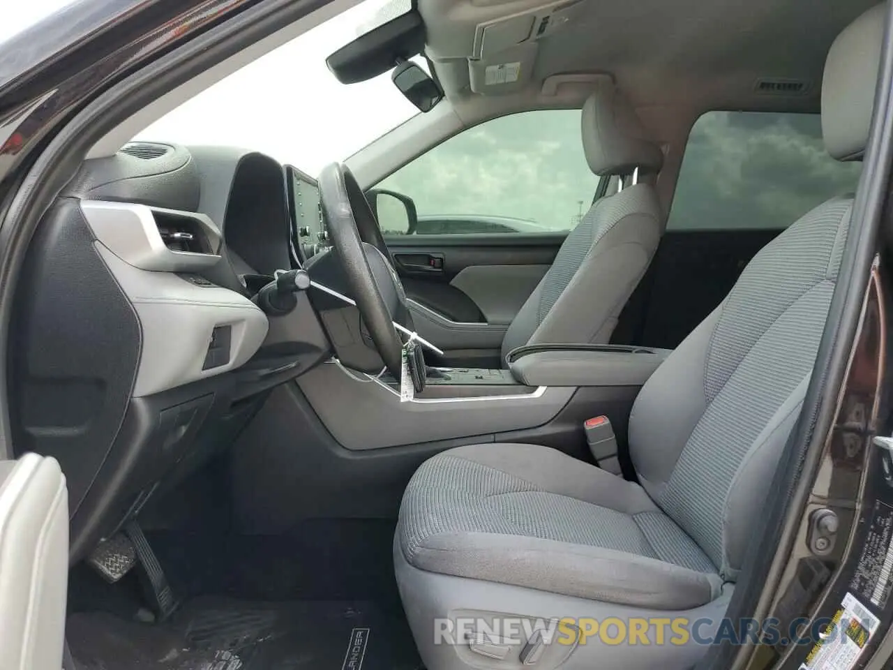 7 fotografías del automóvil dañado 5TDCZRAH8LS015956 TOYOTA HIGHLANDER 2020
