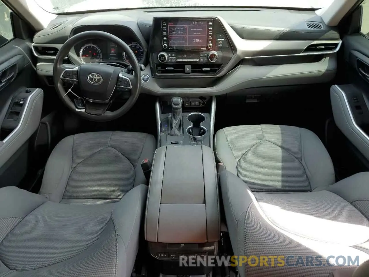 8 fotografías del automóvil dañado 5TDCZRAH8LS015956 TOYOTA HIGHLANDER 2020