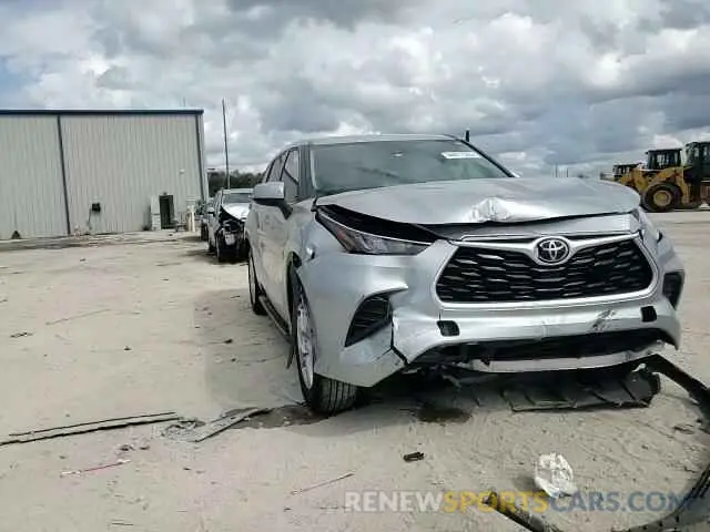 12 fotografías del automóvil dañado 5TDCZRAH9LS028246 TOYOTA HIGHLANDER 2020