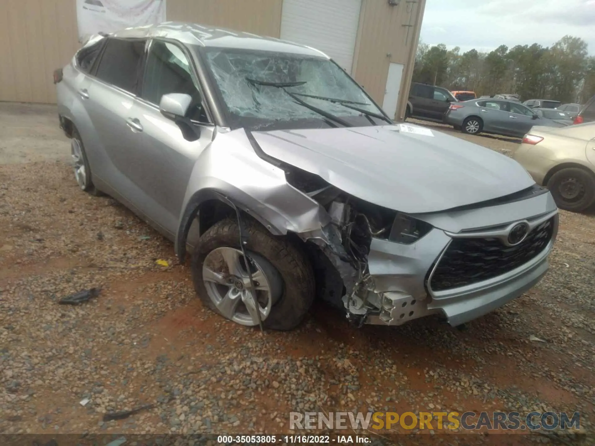 1 fotografías del automóvil dañado 5TDCZRAH9LS510490 TOYOTA HIGHLANDER 2020
