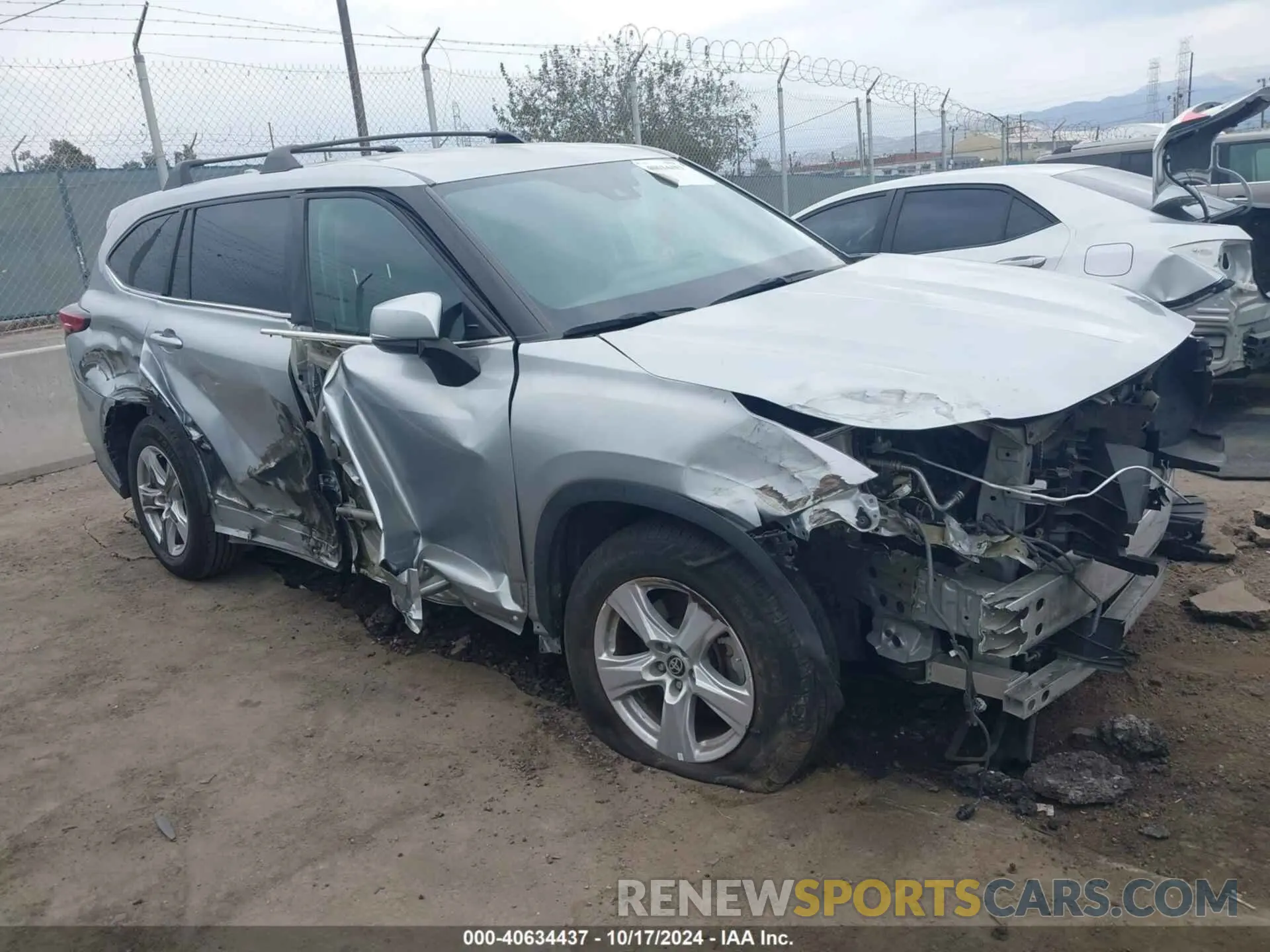 1 fotografías del automóvil dañado 5TDCZRAHXLS017871 TOYOTA HIGHLANDER 2020
