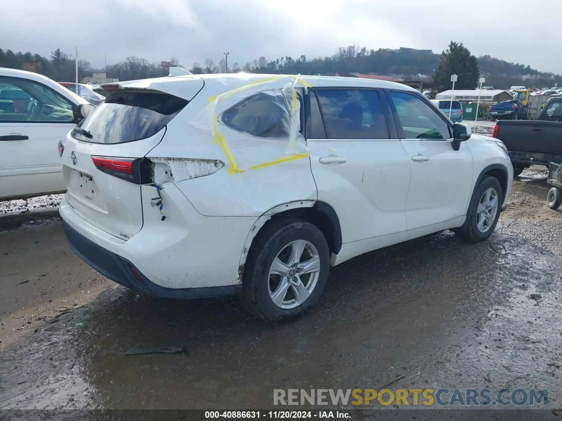 4 fotografías del automóvil dañado 5TDCZRBH0LS015819 TOYOTA HIGHLANDER 2020