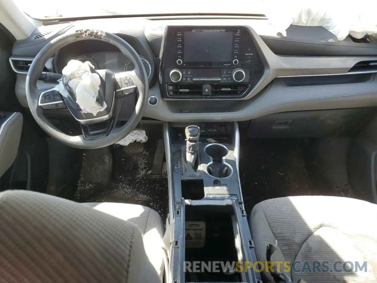 8 fotografías del automóvil dañado 5TDCZRBH1LS503483 TOYOTA HIGHLANDER 2020