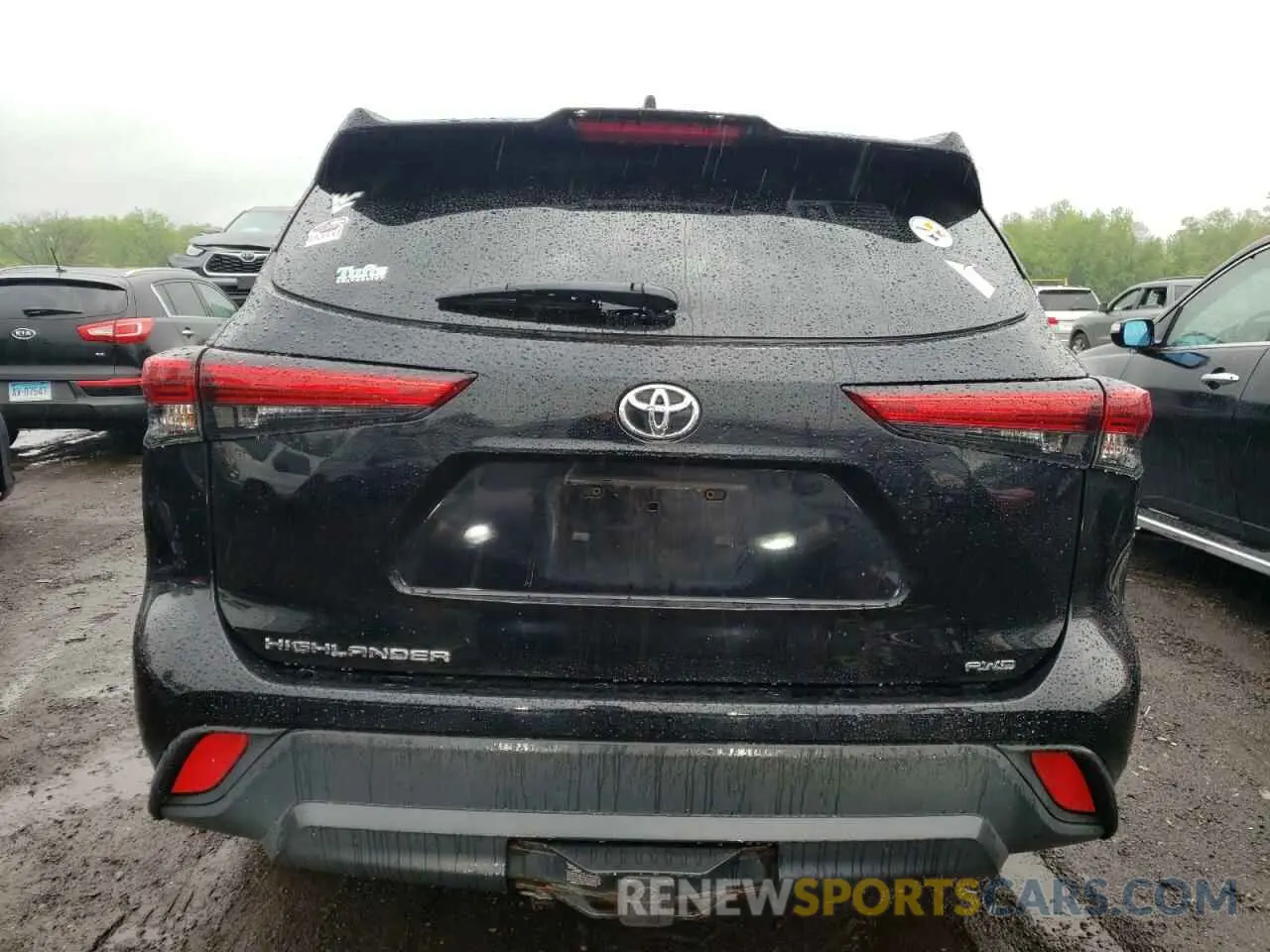 6 fotografías del automóvil dañado 5TDCZRBH2LS037465 TOYOTA HIGHLANDER 2020