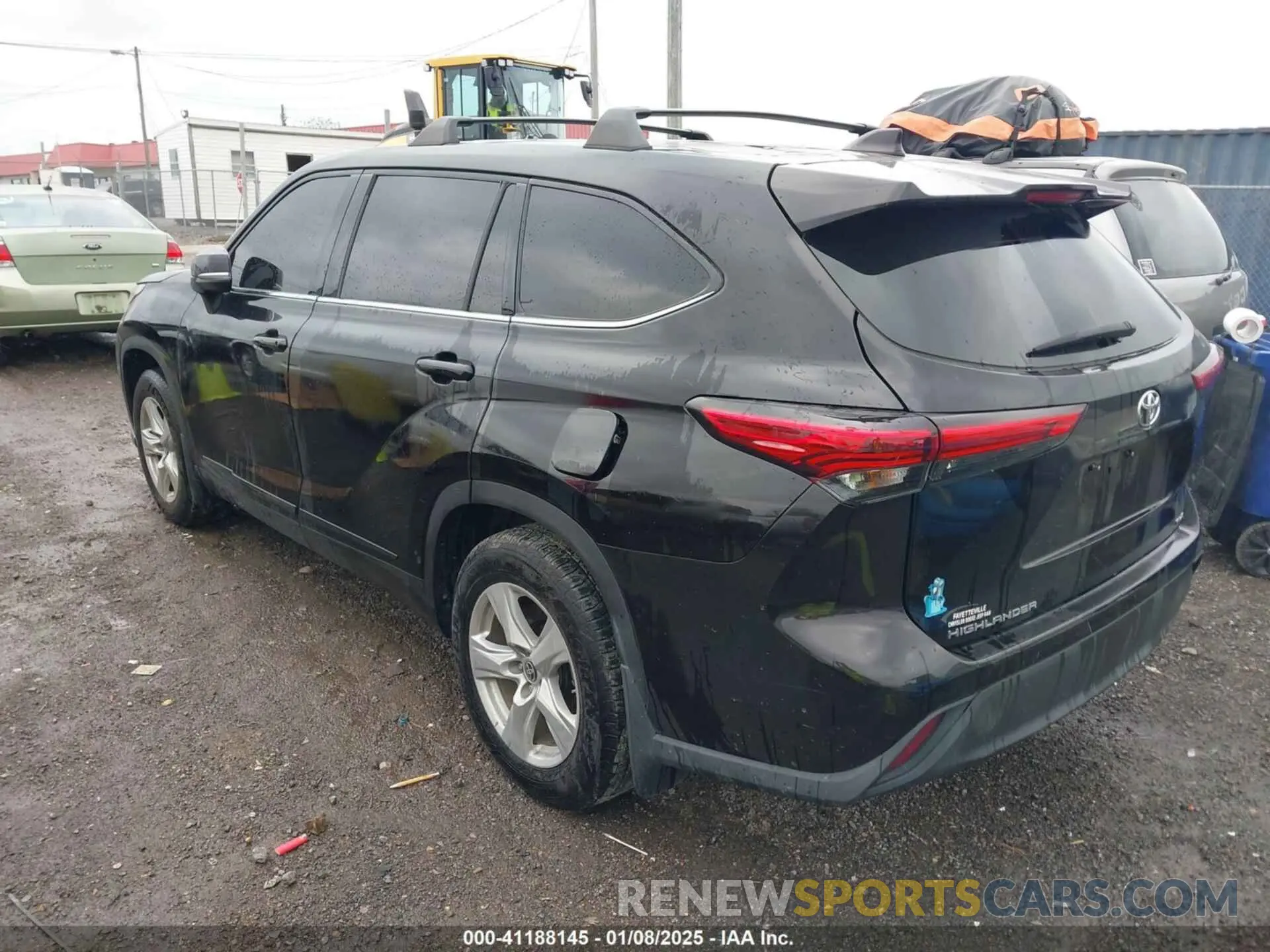 3 fotografías del automóvil dañado 5TDCZRBH7LS036294 TOYOTA HIGHLANDER 2020