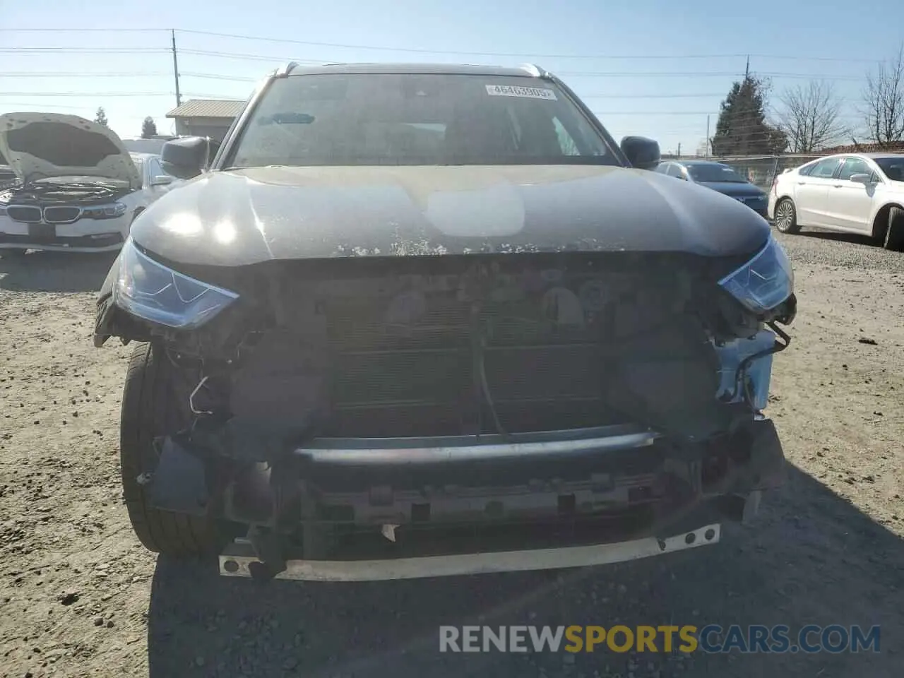 5 fotografías del automóvil dañado 5TDDBRCH5LS005360 TOYOTA HIGHLANDER 2020