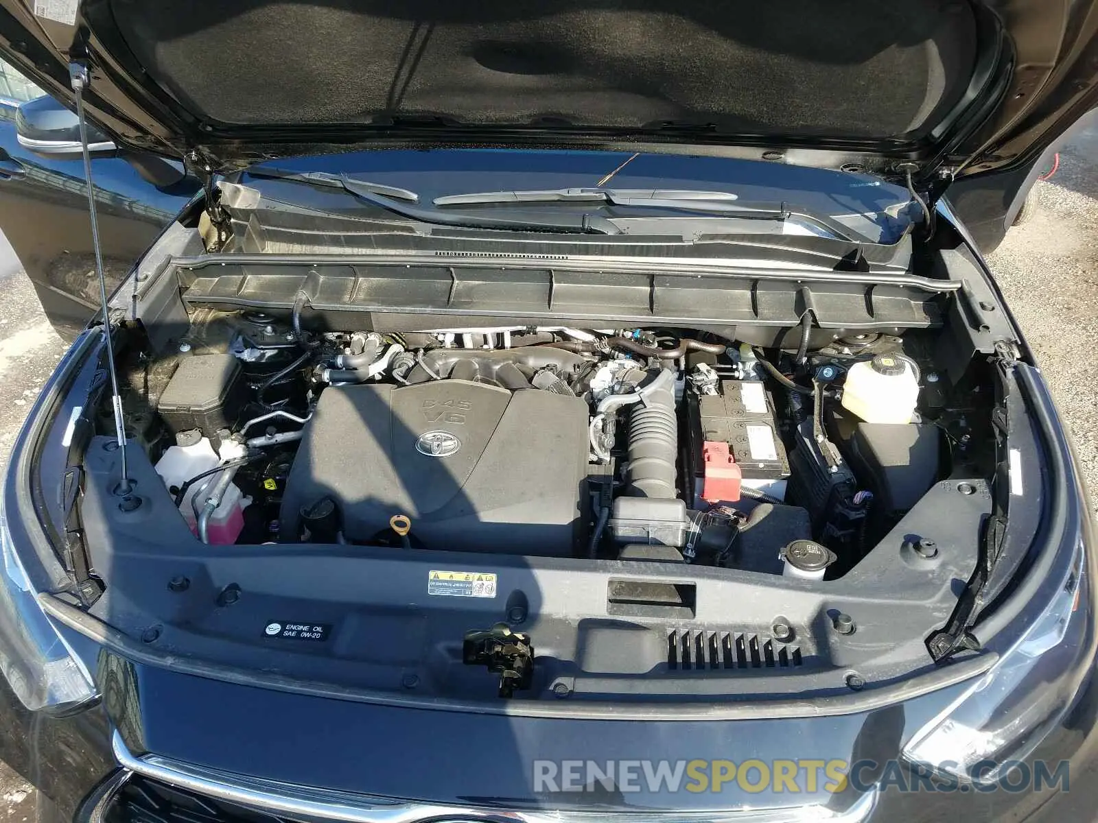 7 fotografías del automóvil dañado 5TDDZRBH0LS000211 TOYOTA HIGHLANDER 2020