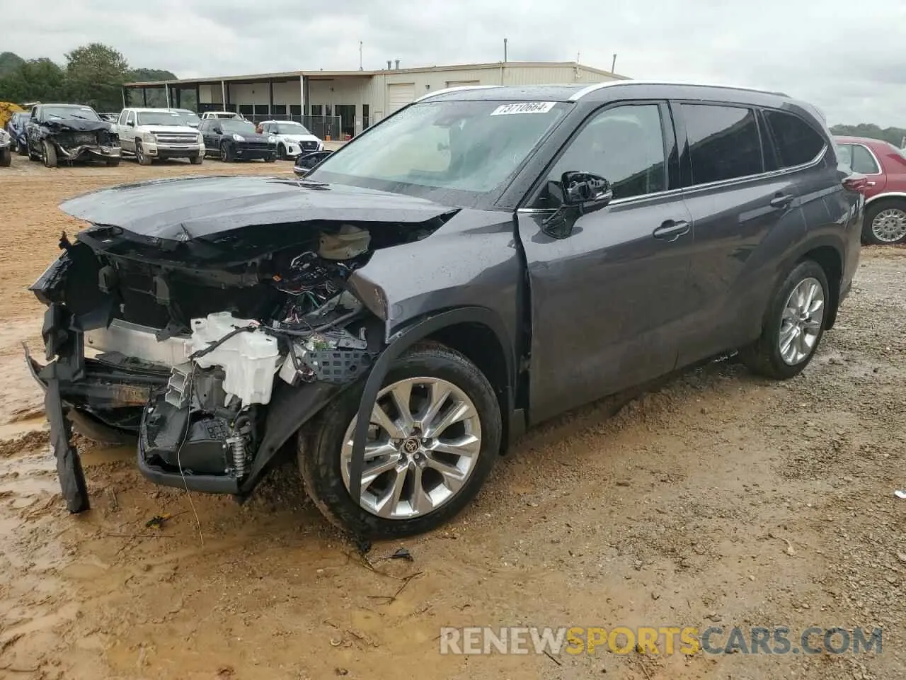 1 fotografías del automóvil dañado 5TDDZRBH0LS005473 TOYOTA HIGHLANDER 2020